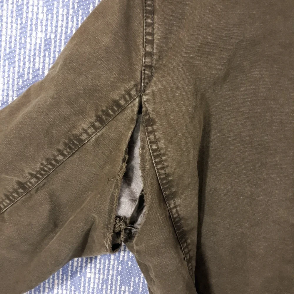 Levi's Jacket Mens Medium Lined Cotton Canvas Full Zip
